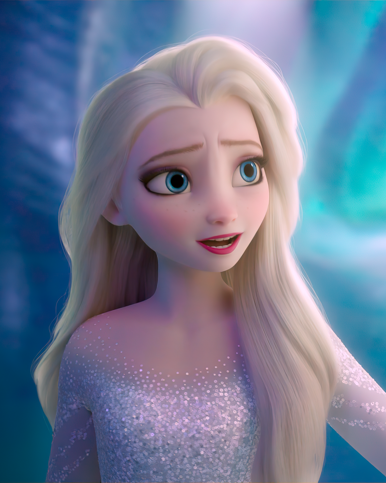 Frozen 2 Elsa Hair Down Wallpapers