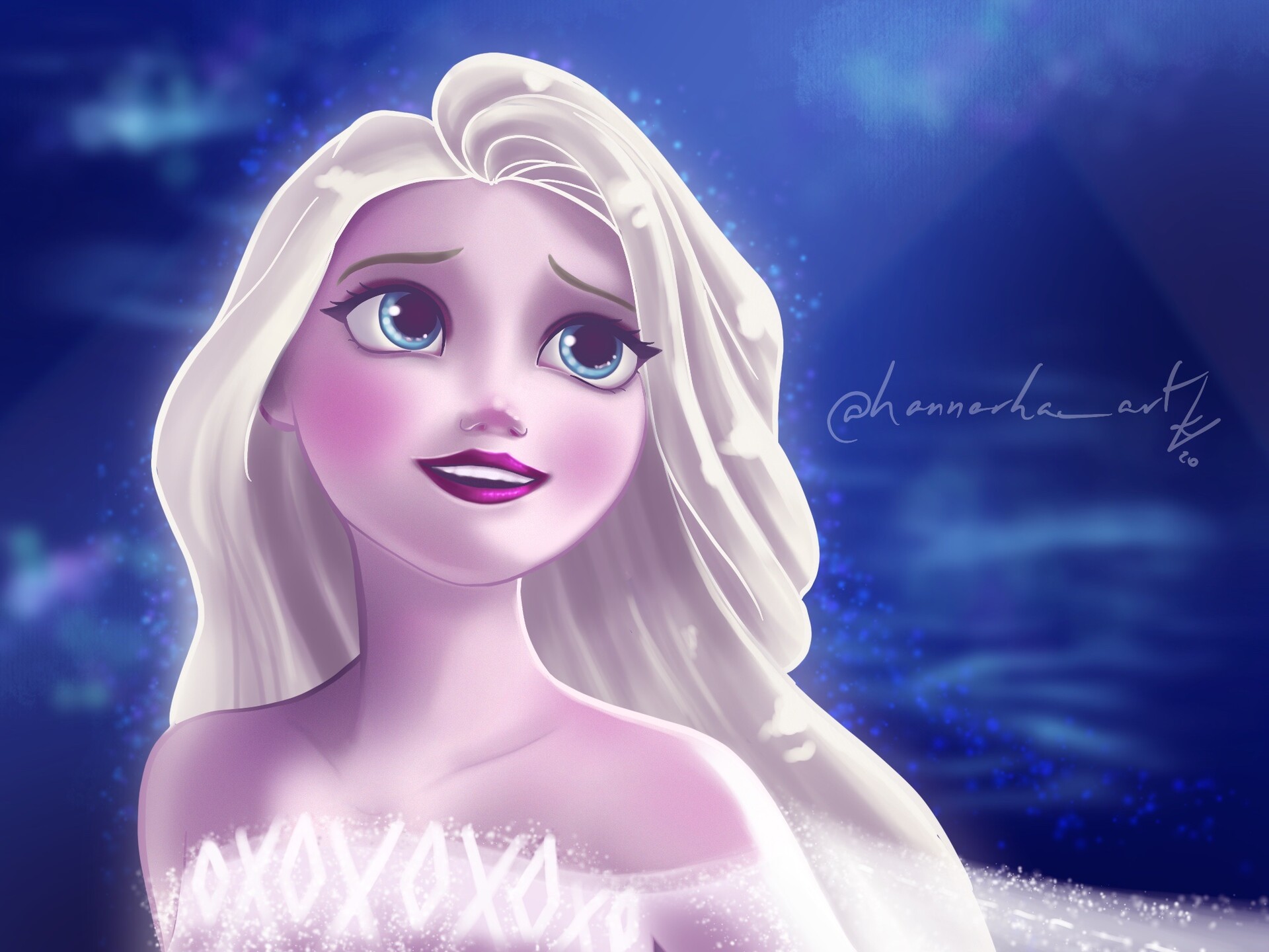 Frozen 2 Elsa Hair Down Wallpapers