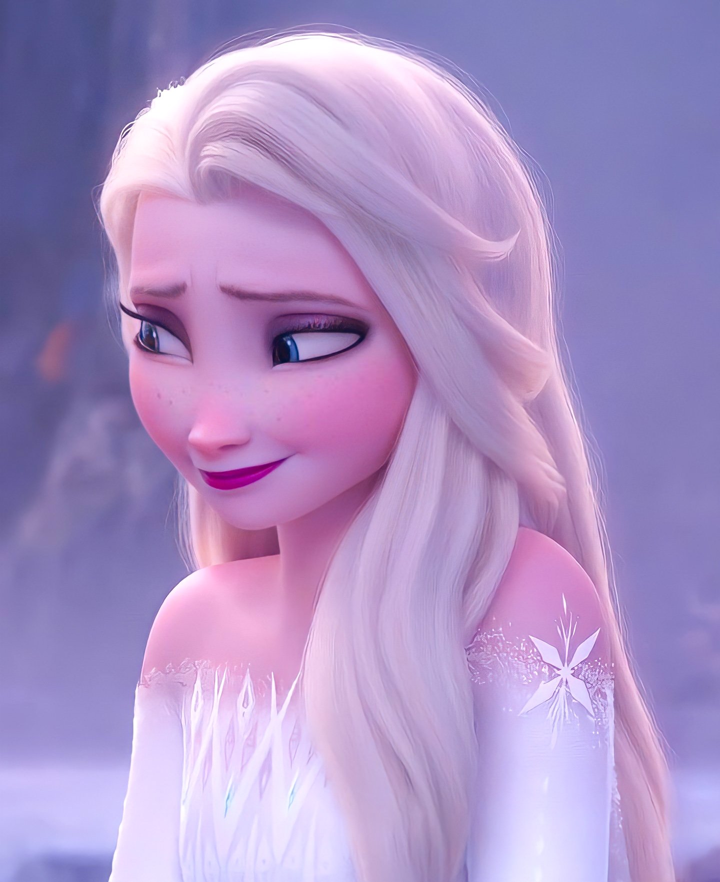 Frozen 2 Elsa Hair Down Wallpapers