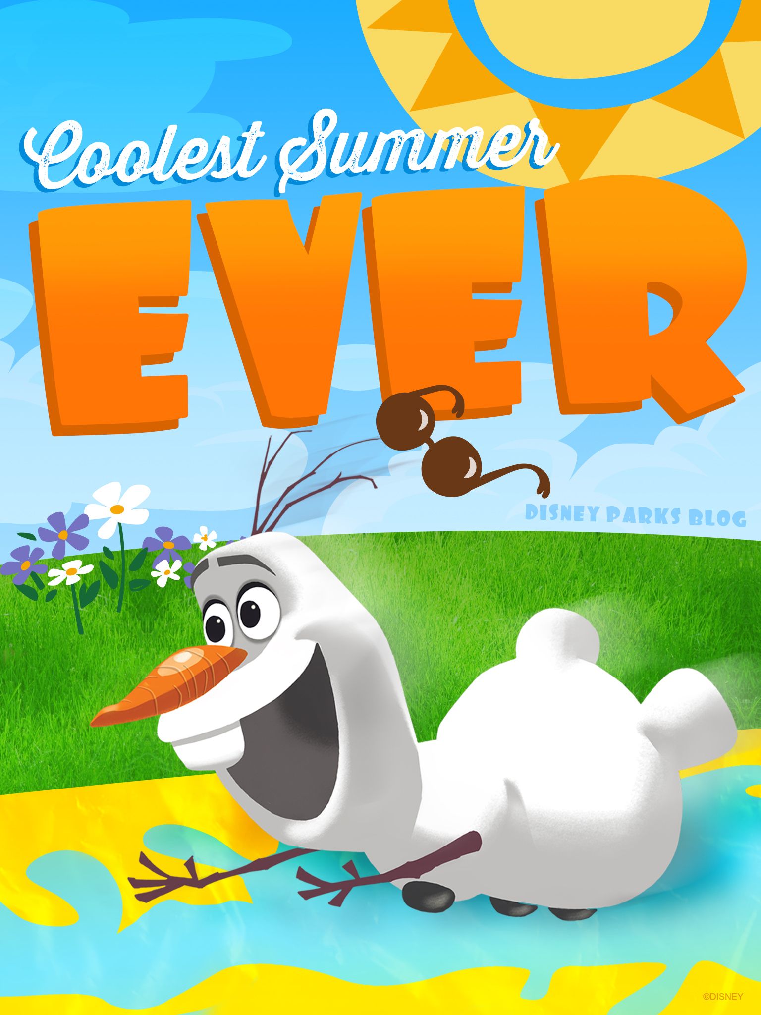 Frozen Olaf In Summer Wallpapers