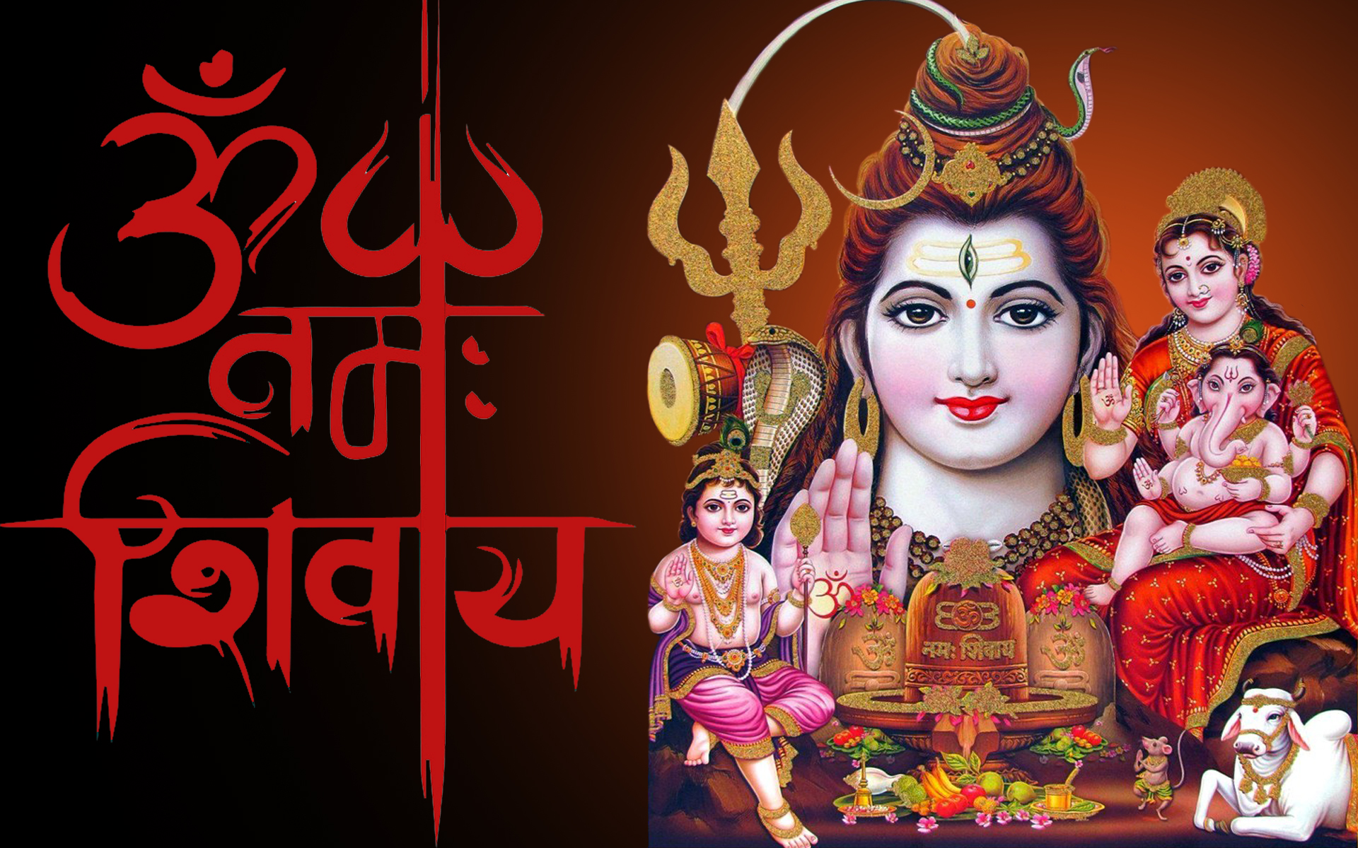 Full Hd Lord Shiva Family Images Wallpapers