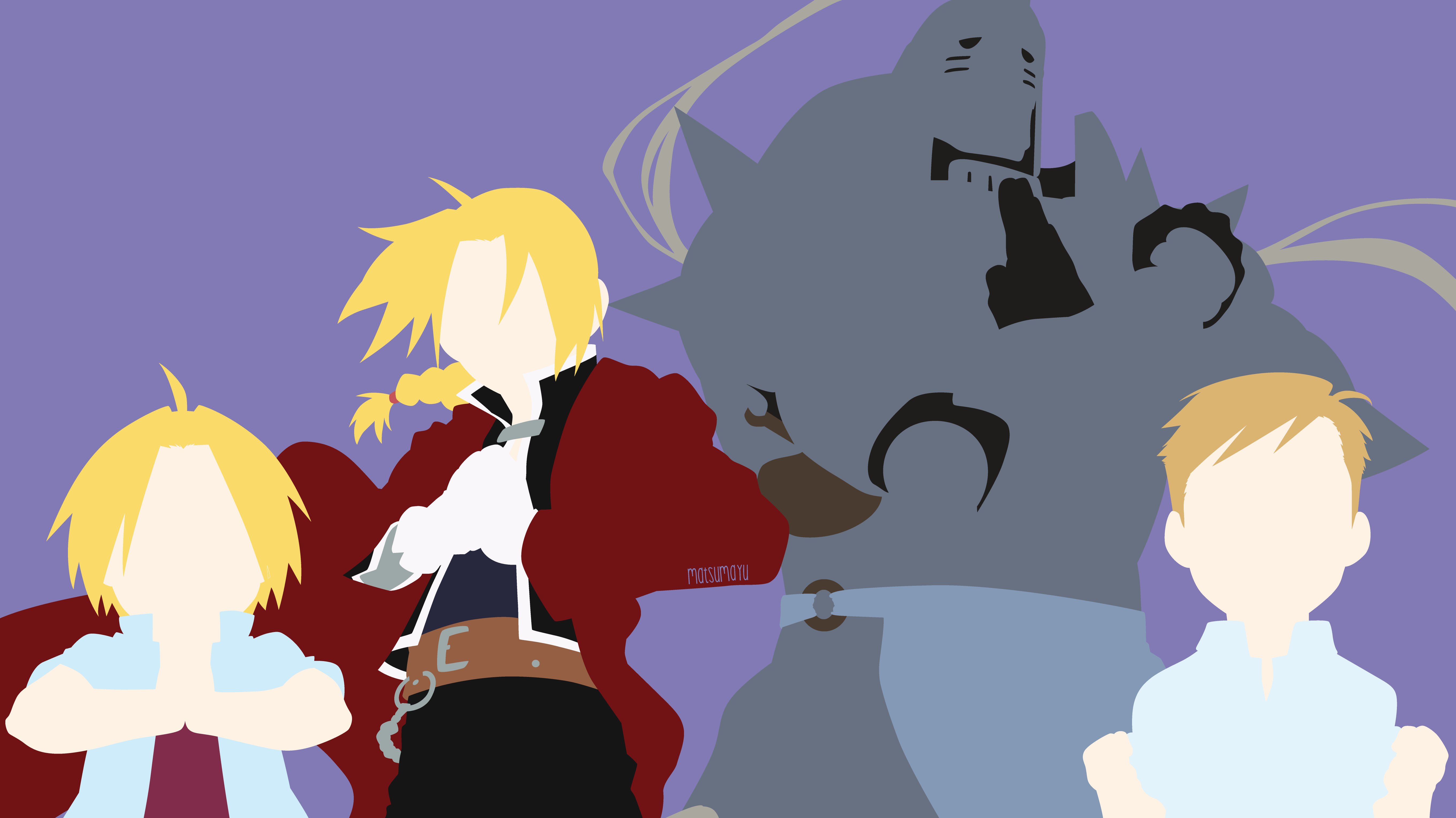 Fullmetal Alchemist Minimalist Wallpapers