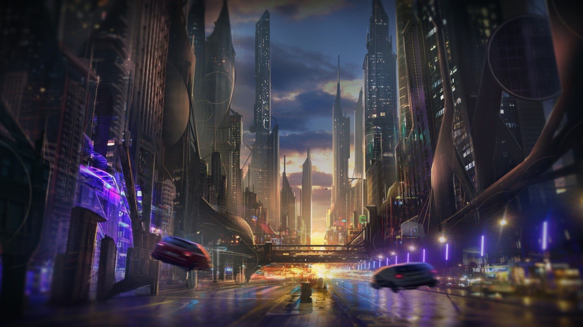 Future City Art Wallpapers