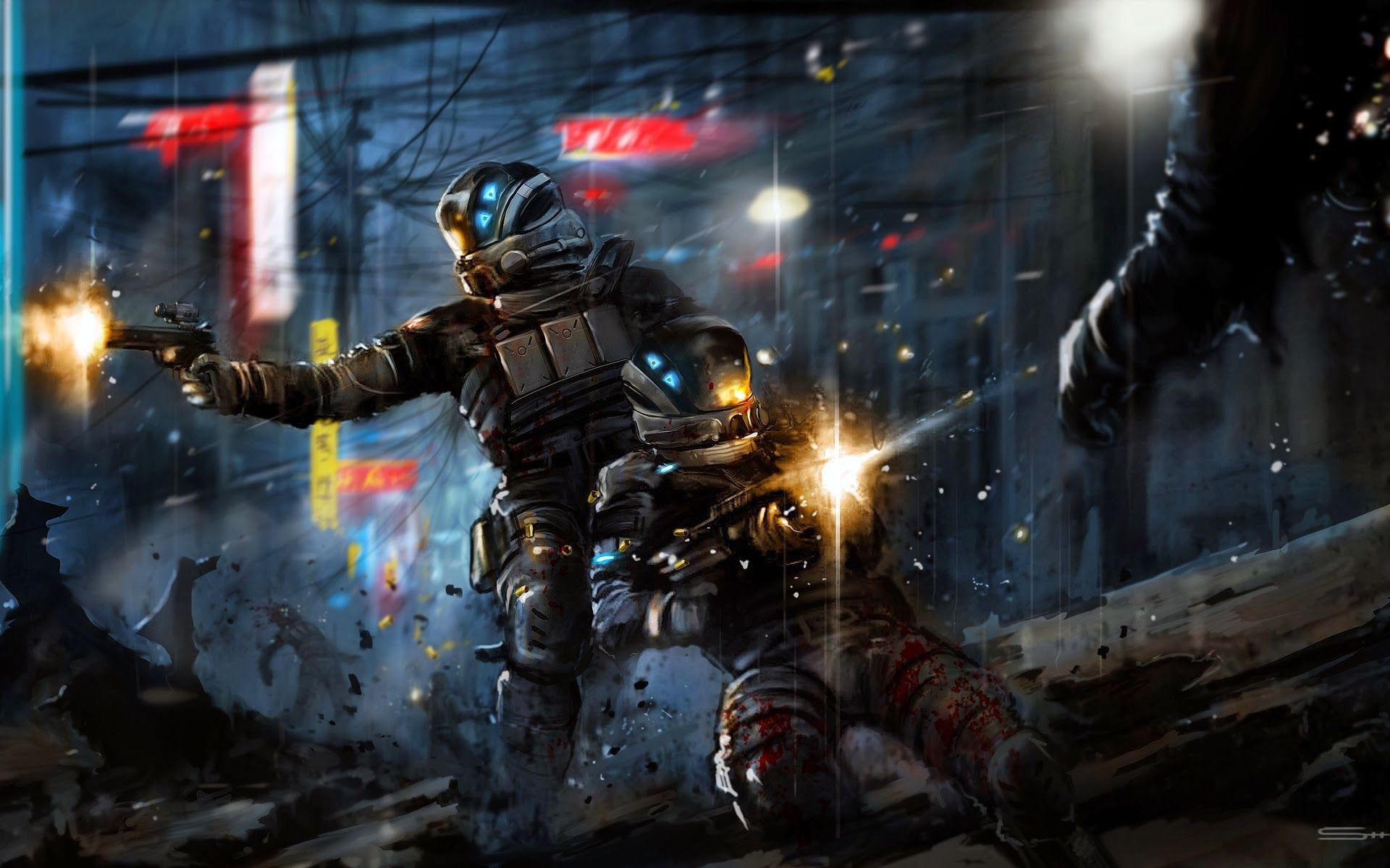 Futuristic Soldier Wallpapers