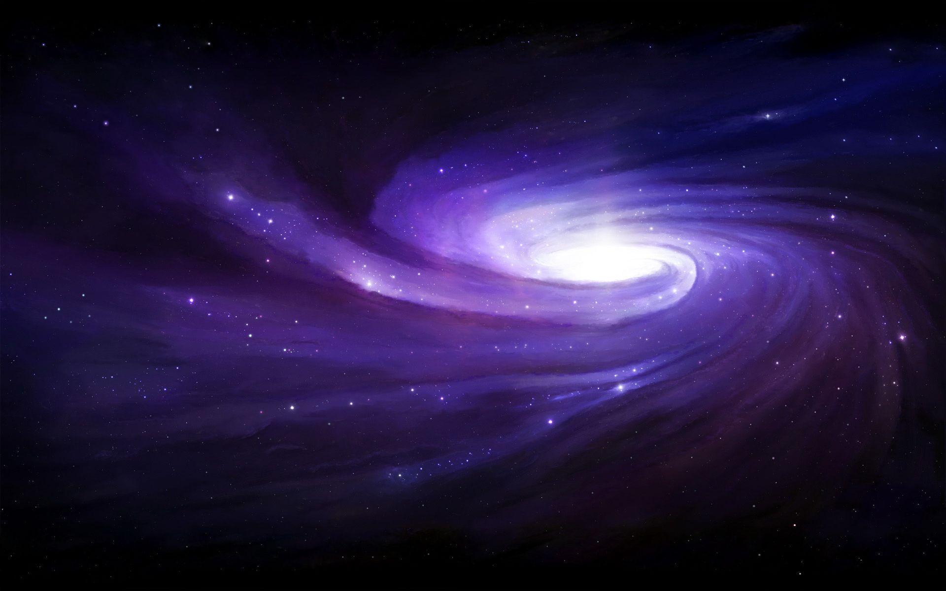 Galaxy Black And Purple Wallpapers