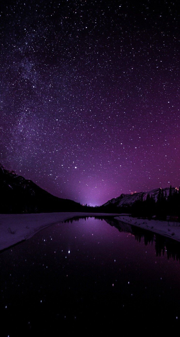 Galaxy Black And Purple Wallpapers