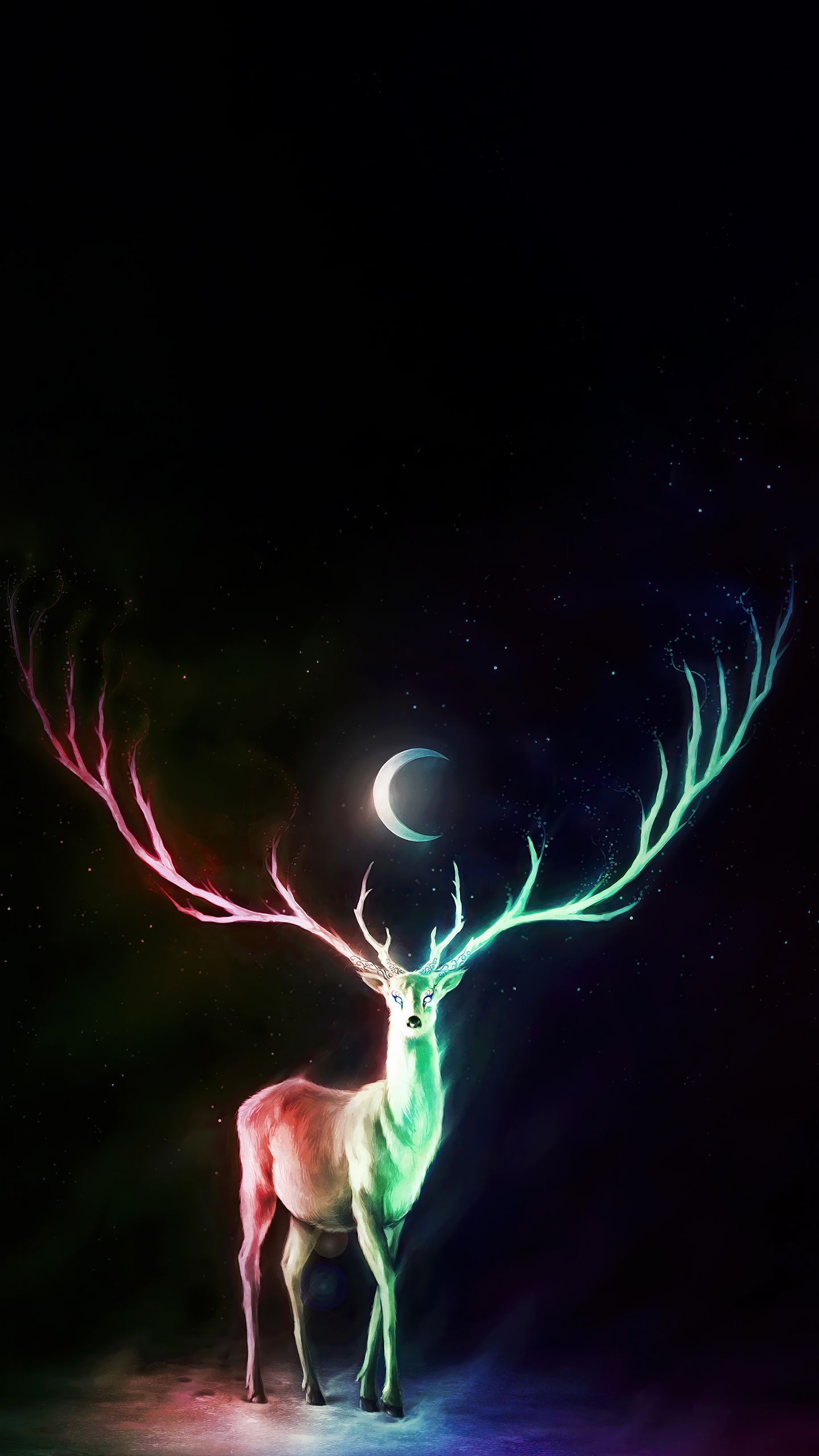 Galaxy Deer Wallpapers