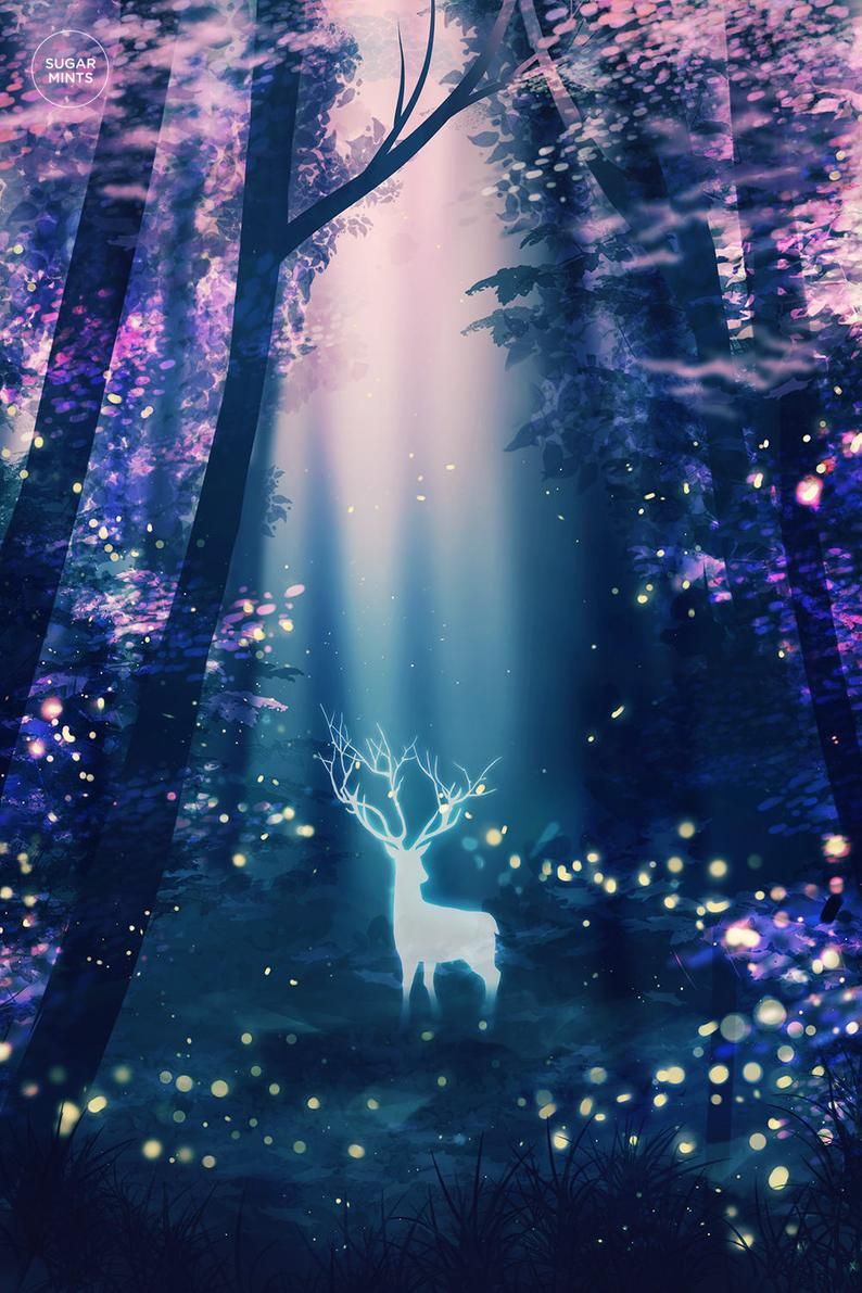 Galaxy Deer Wallpapers