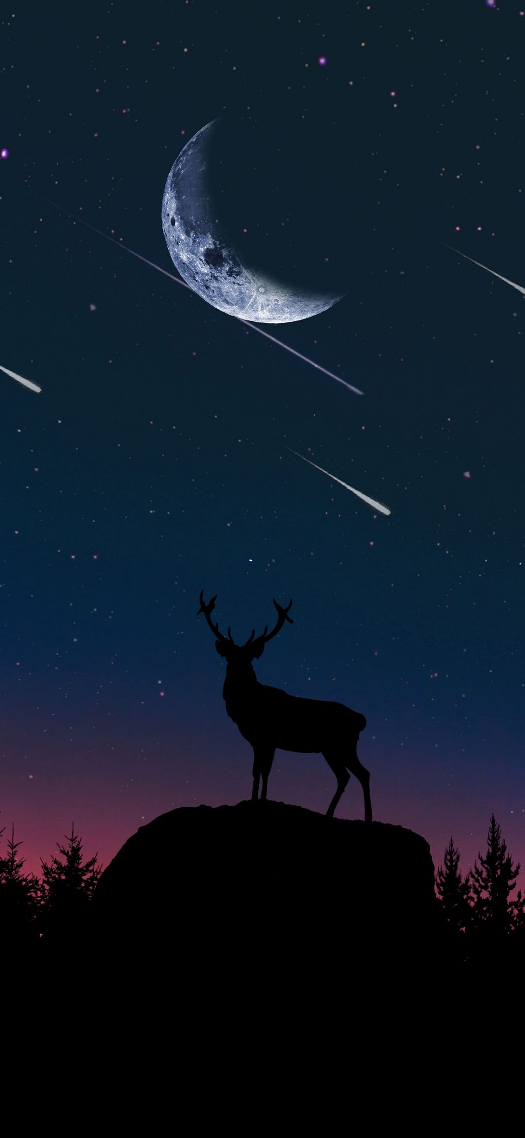 Galaxy Deer Wallpapers