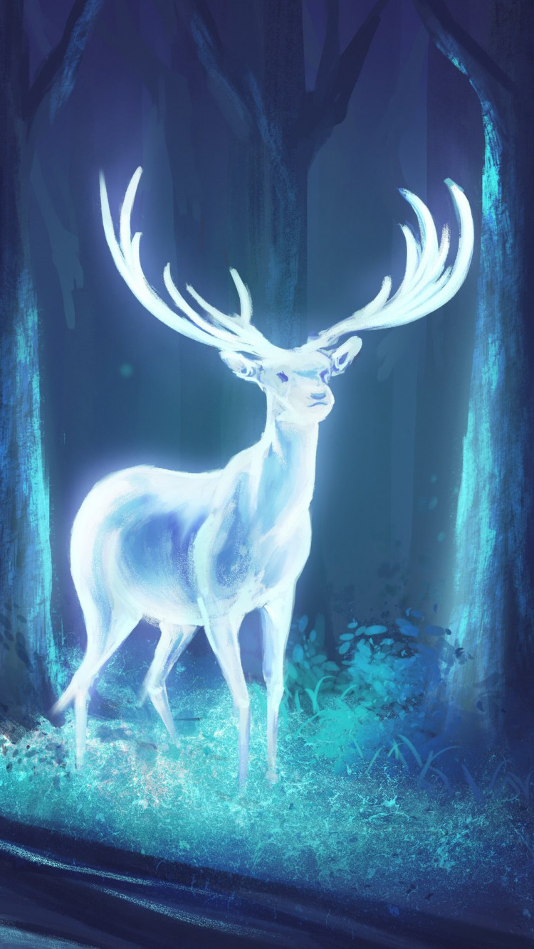 Galaxy Deer Wallpapers