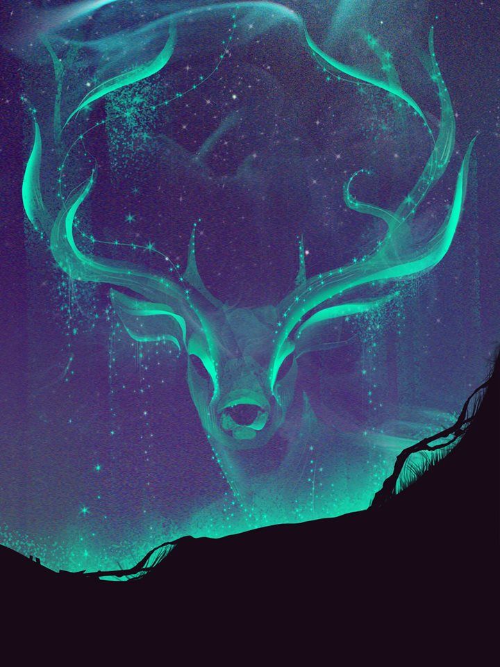 Galaxy Deer Wallpapers