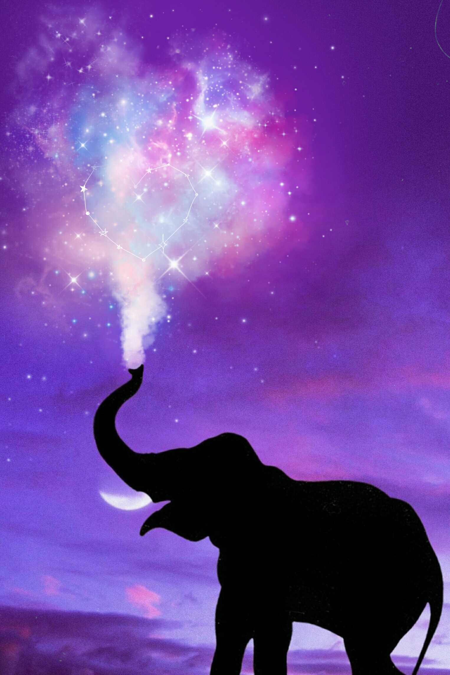 Galaxy Elephant Wallpapers