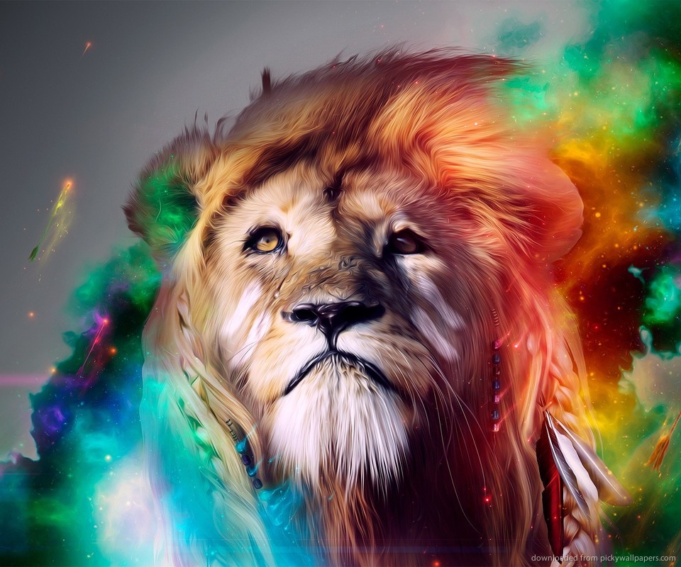 Galaxy Lion Wallpapers