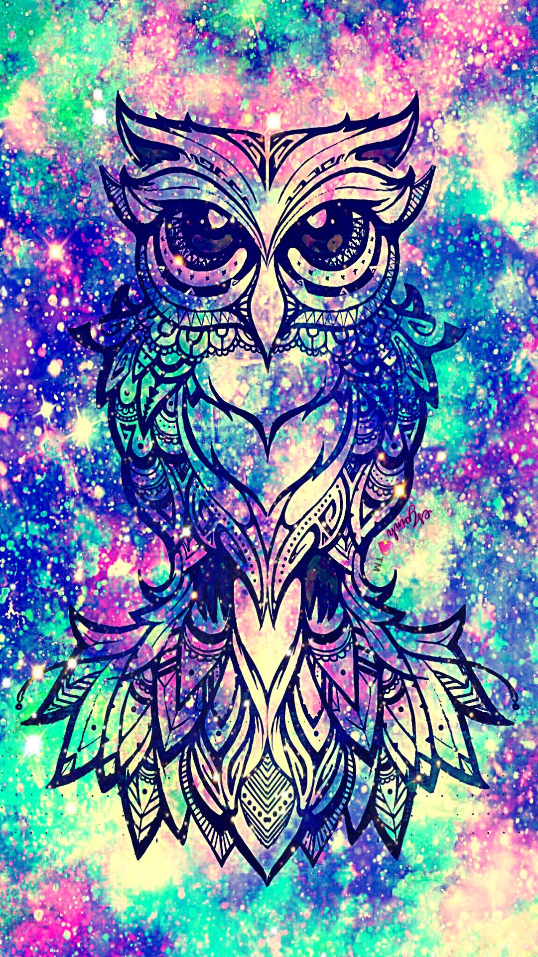 Galaxy Owl Wallpapers