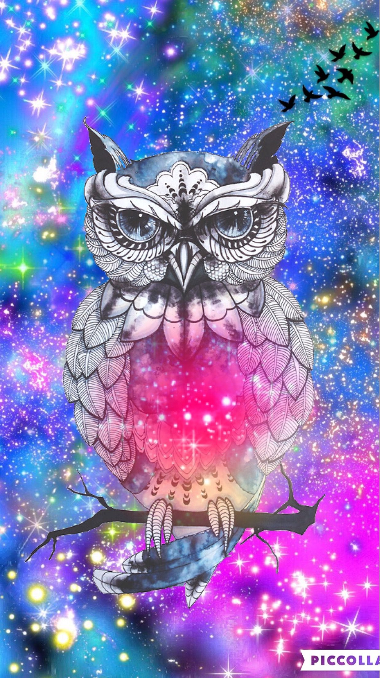 Galaxy Owl Wallpapers