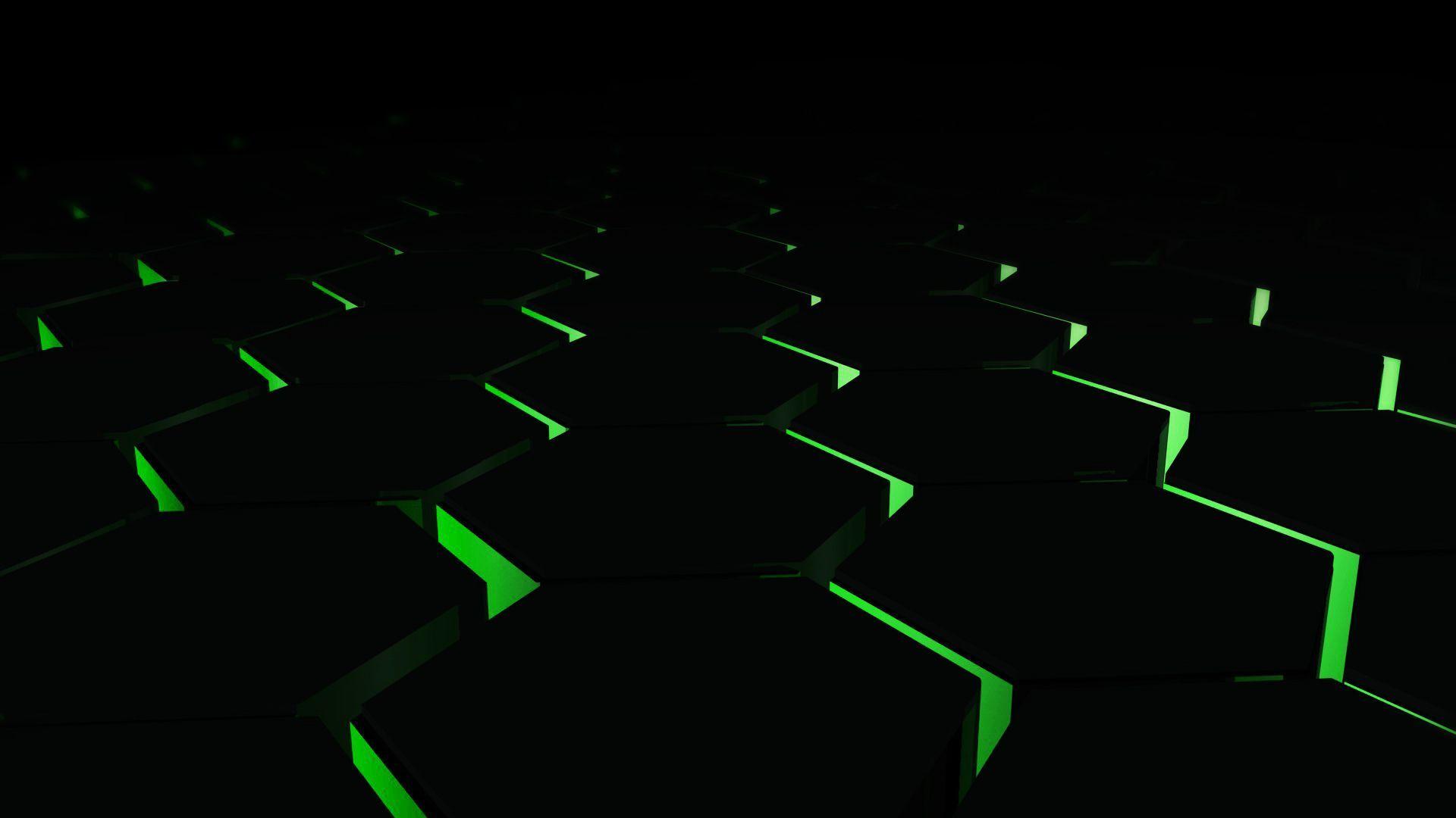 Gaming Black And Green Wallpapers