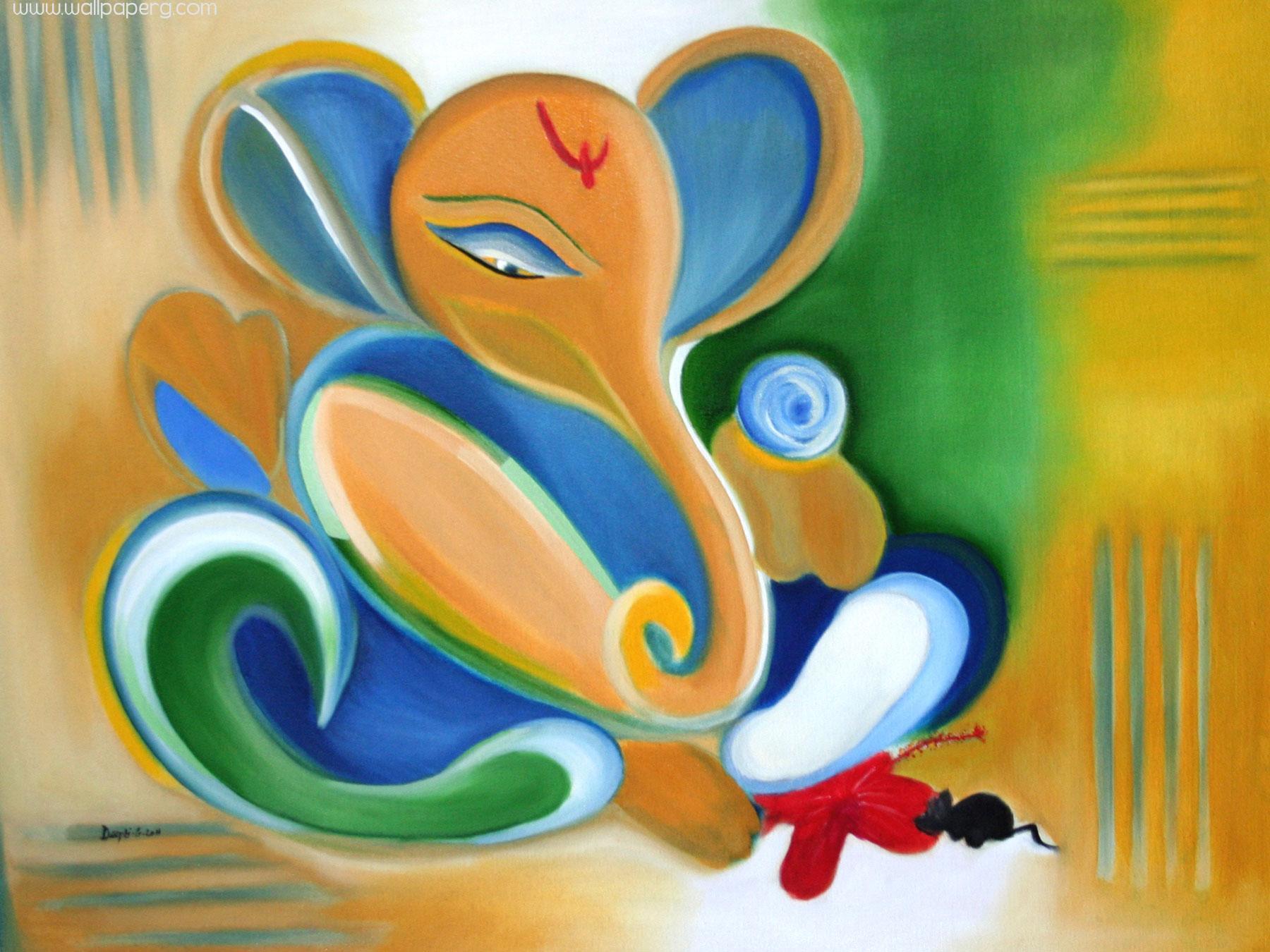 Ganesh Painting Images Wallpapers