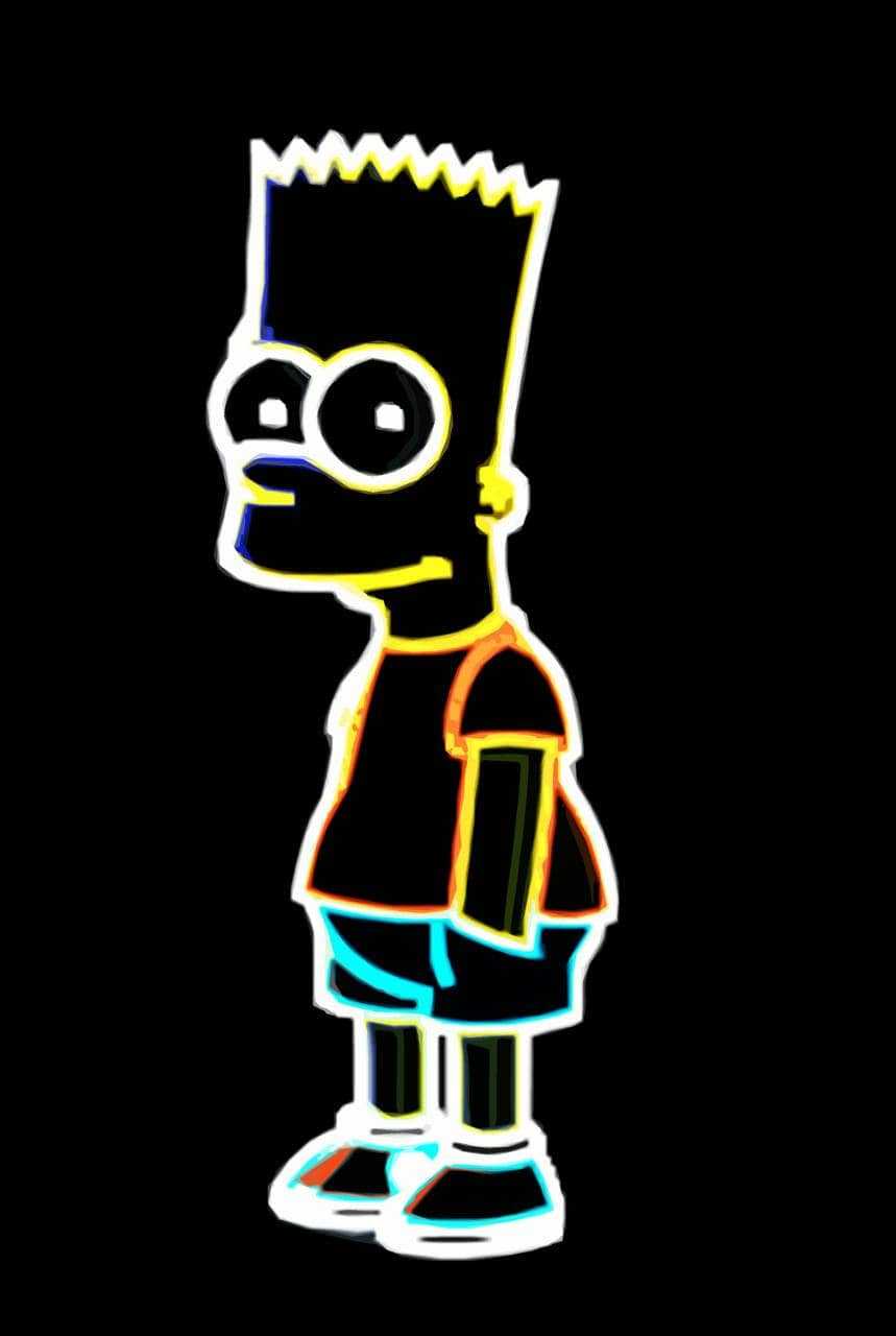 Gangsta Black Bart Simpson Wallpapers