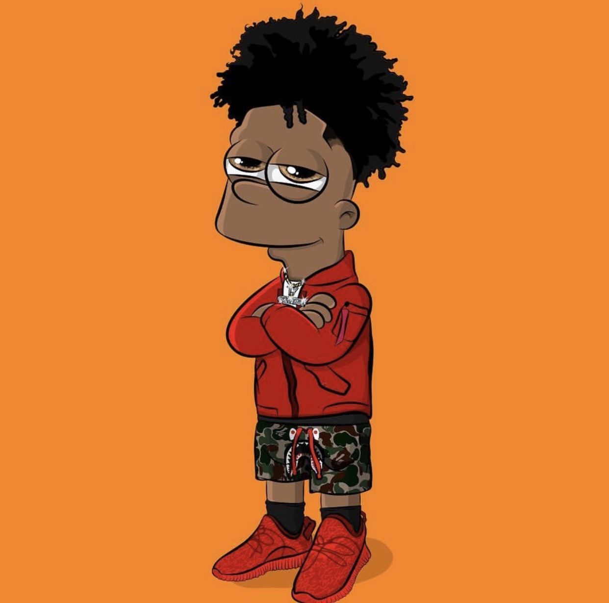 Gangsta Black Bart Simpson Wallpapers