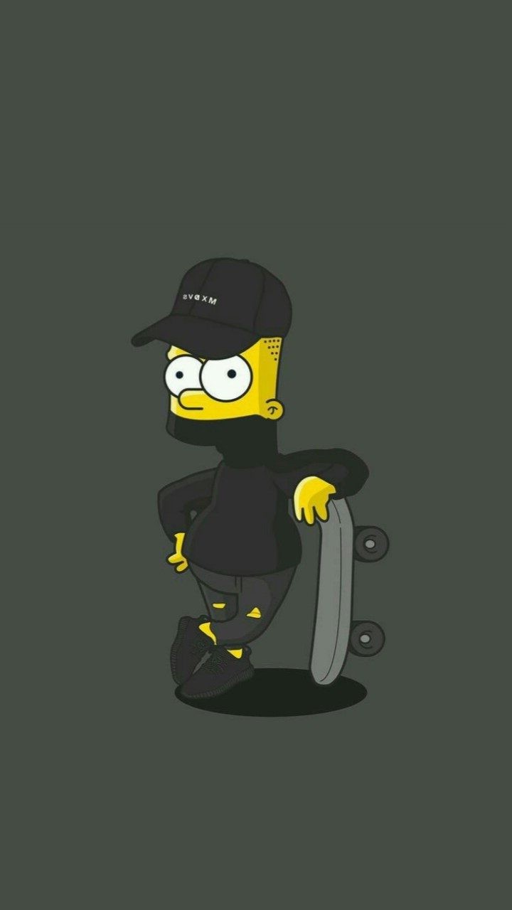 Gangsta Black Bart Simpson Wallpapers