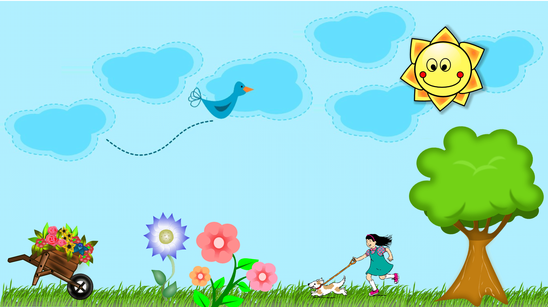 Garden Cartoon Wallpapers