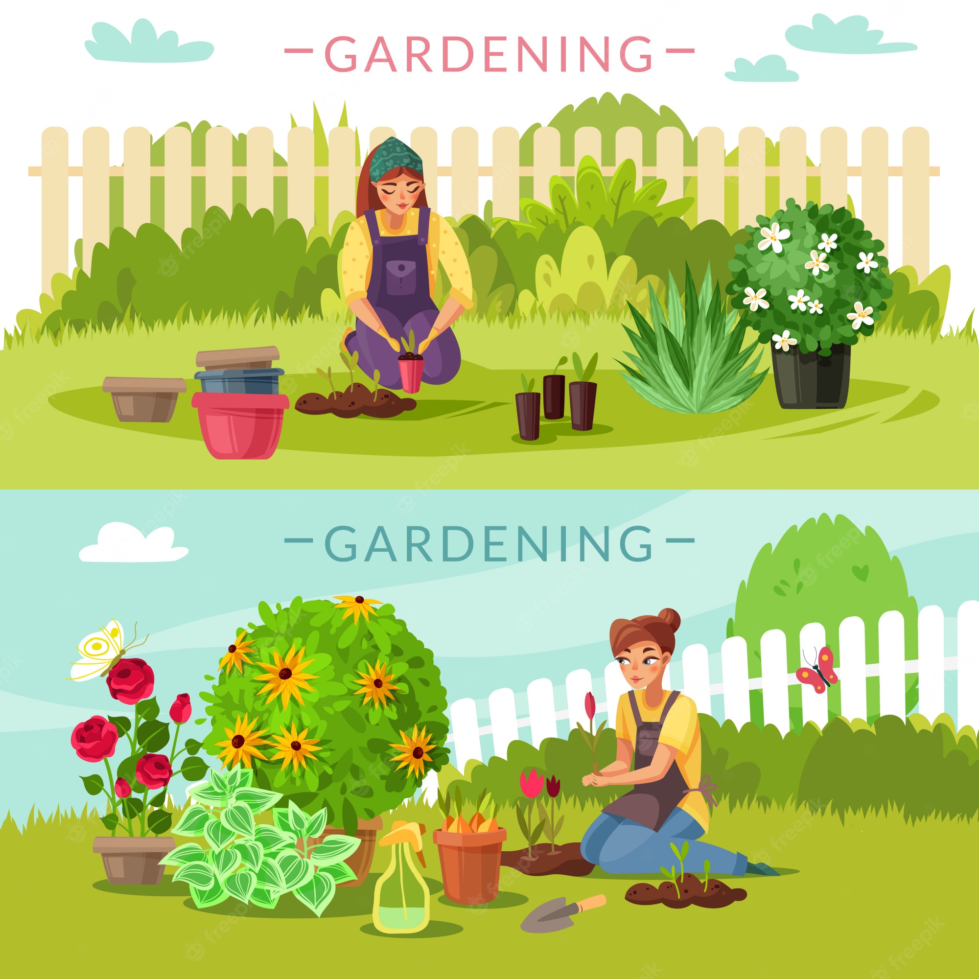 Garden Cartoon Wallpapers