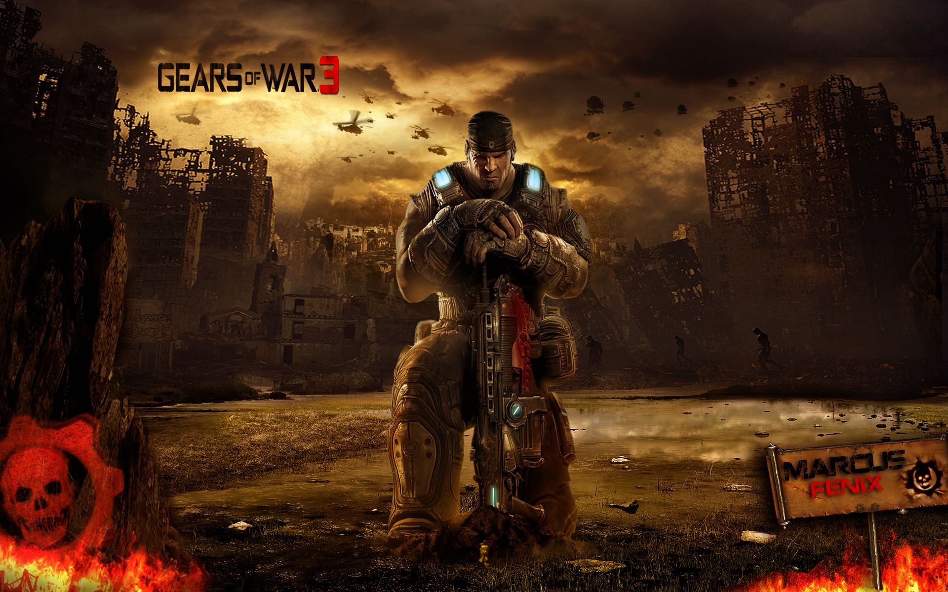 Gears Of War Logo Wallpapers