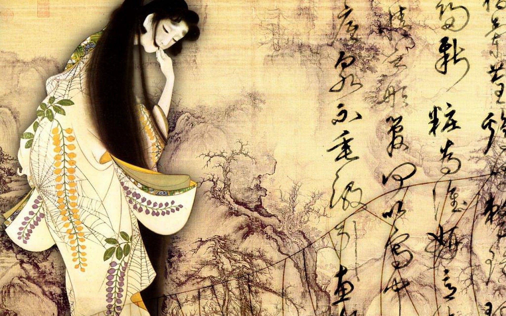 Geisha Art Wallpapers