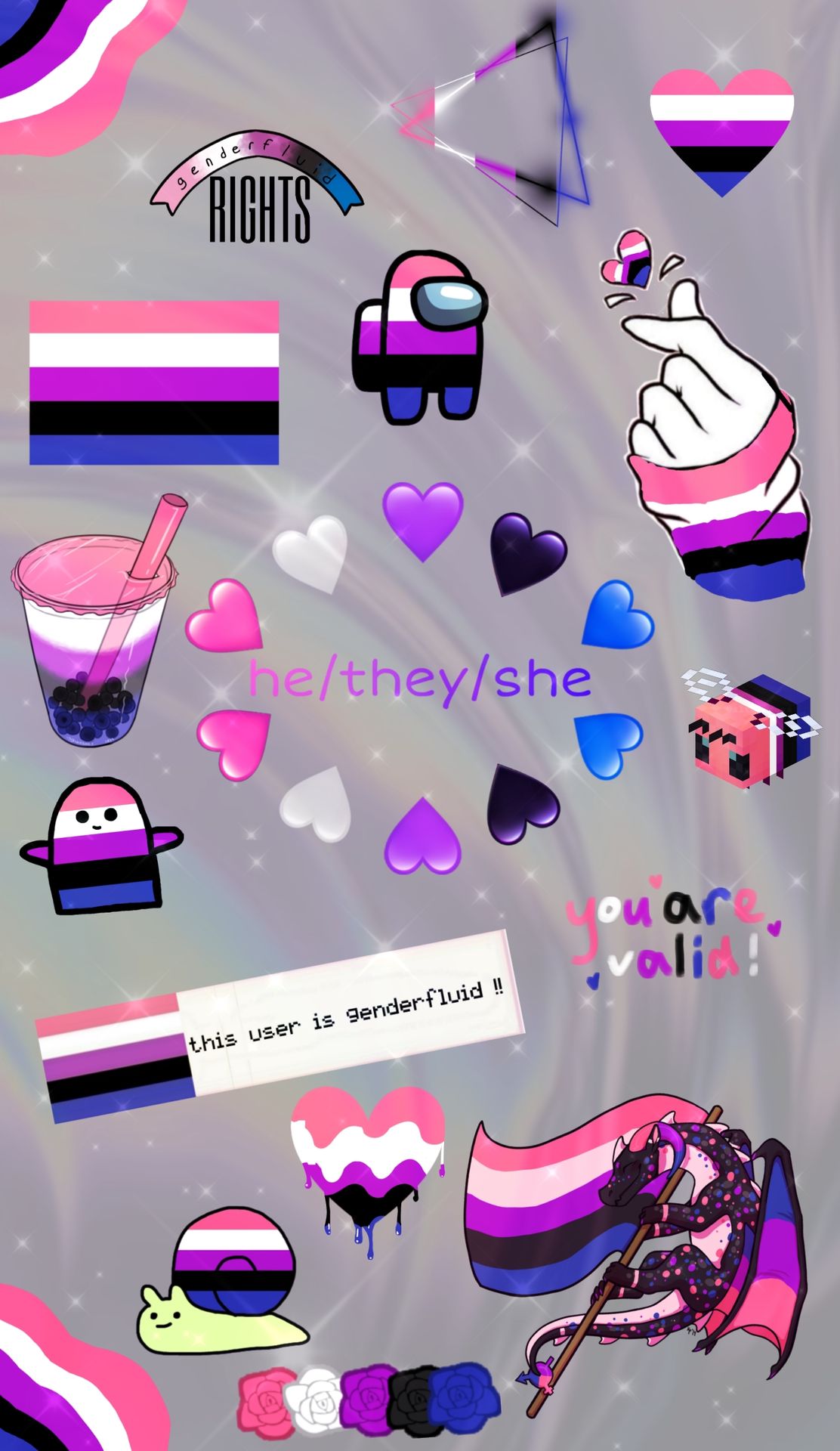 Genderfluid Flag Wallpapers