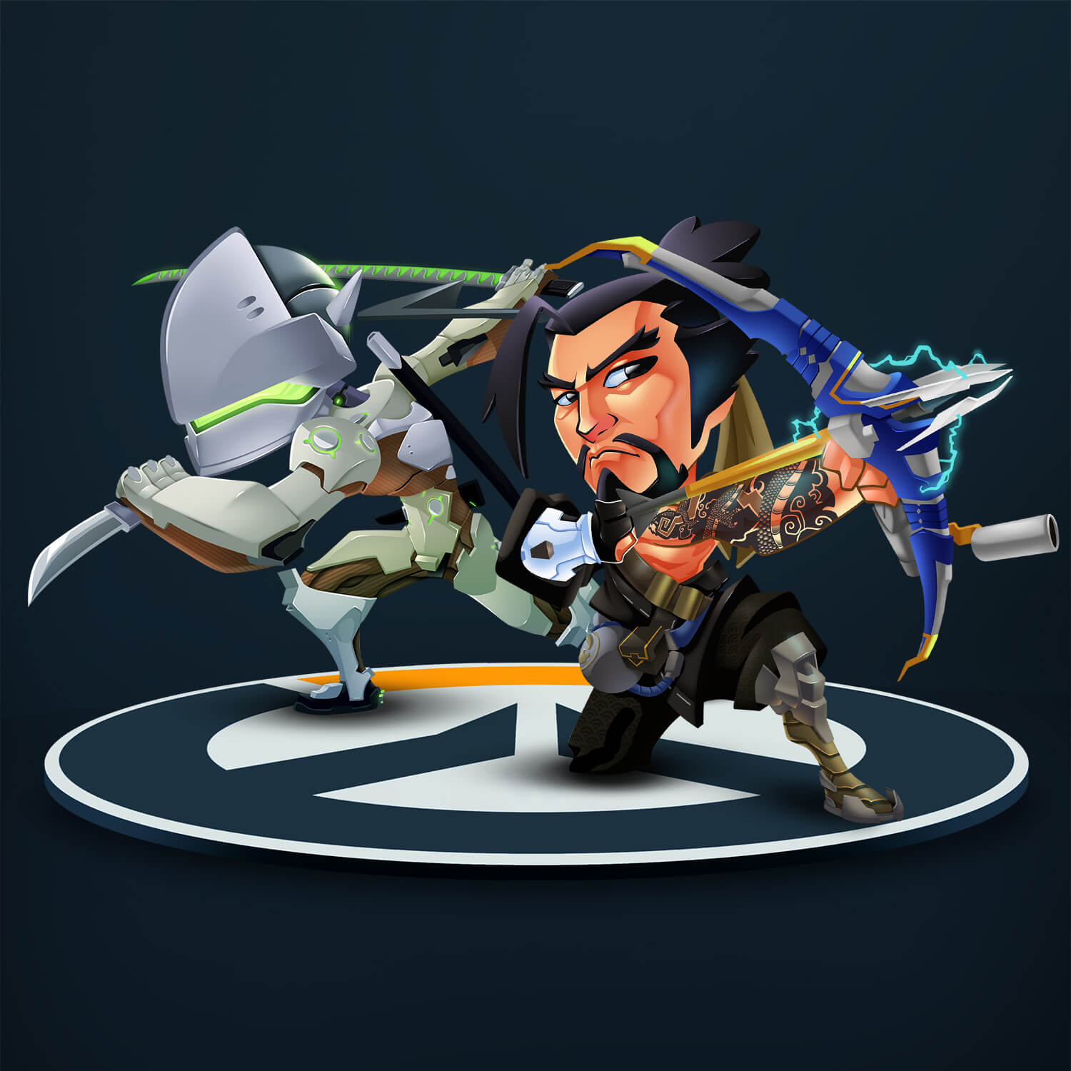 Genji Vs Hanzo Wallpapers