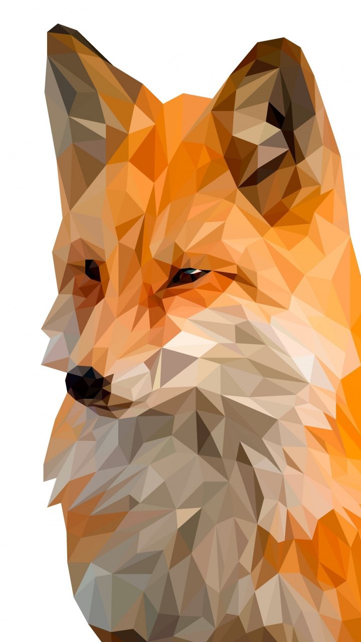 Geometric Fox Wallpapers