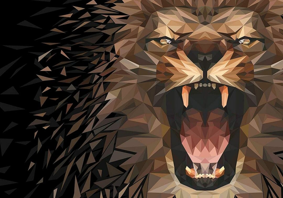 Geometric Lion Wallpapers