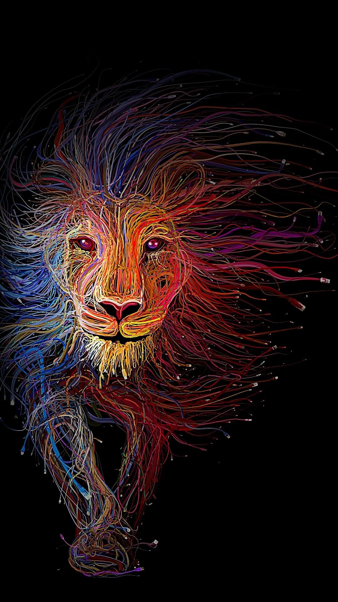 Geometric Lion Wallpapers