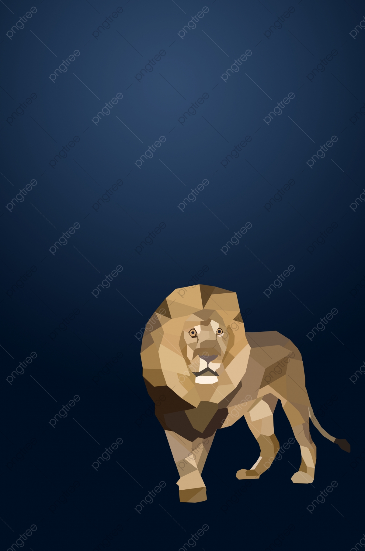 Geometric Lion Wallpapers