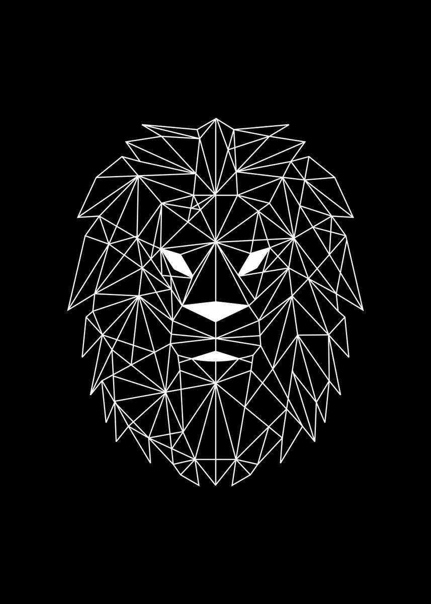 Geometric Lion Wallpapers