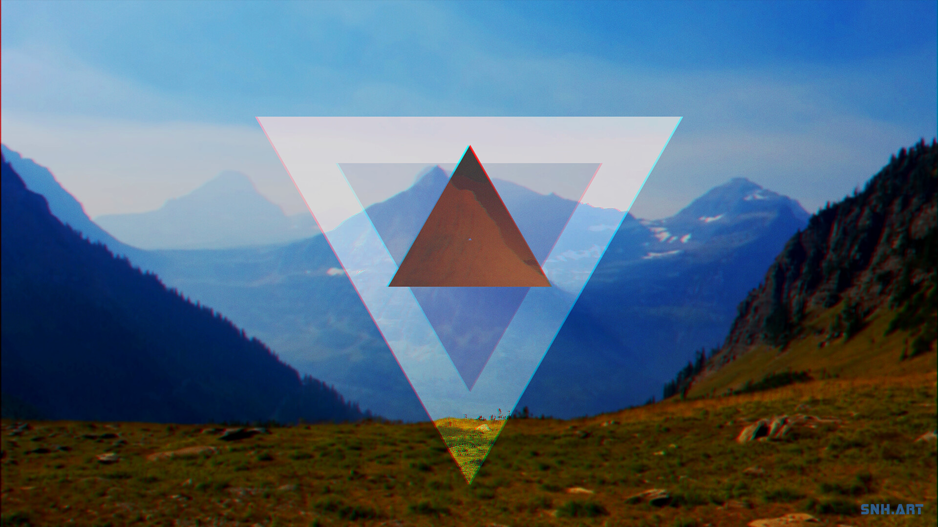 Geometric Mountain Wallpapers