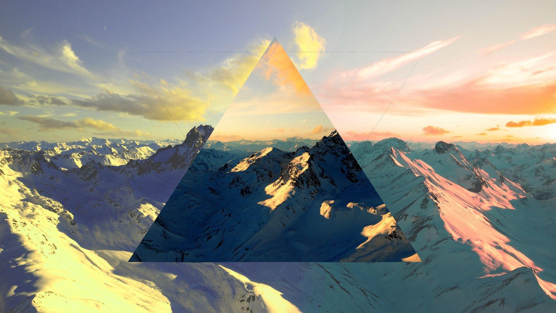 Geometric Mountain Wallpapers