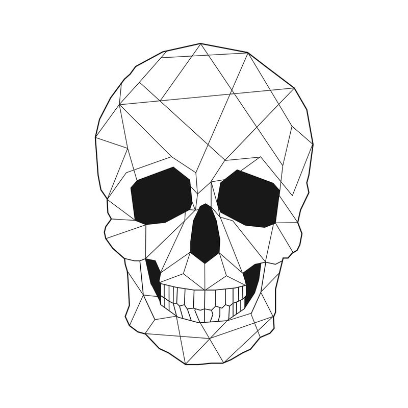 Geometric Skull Wallpapers