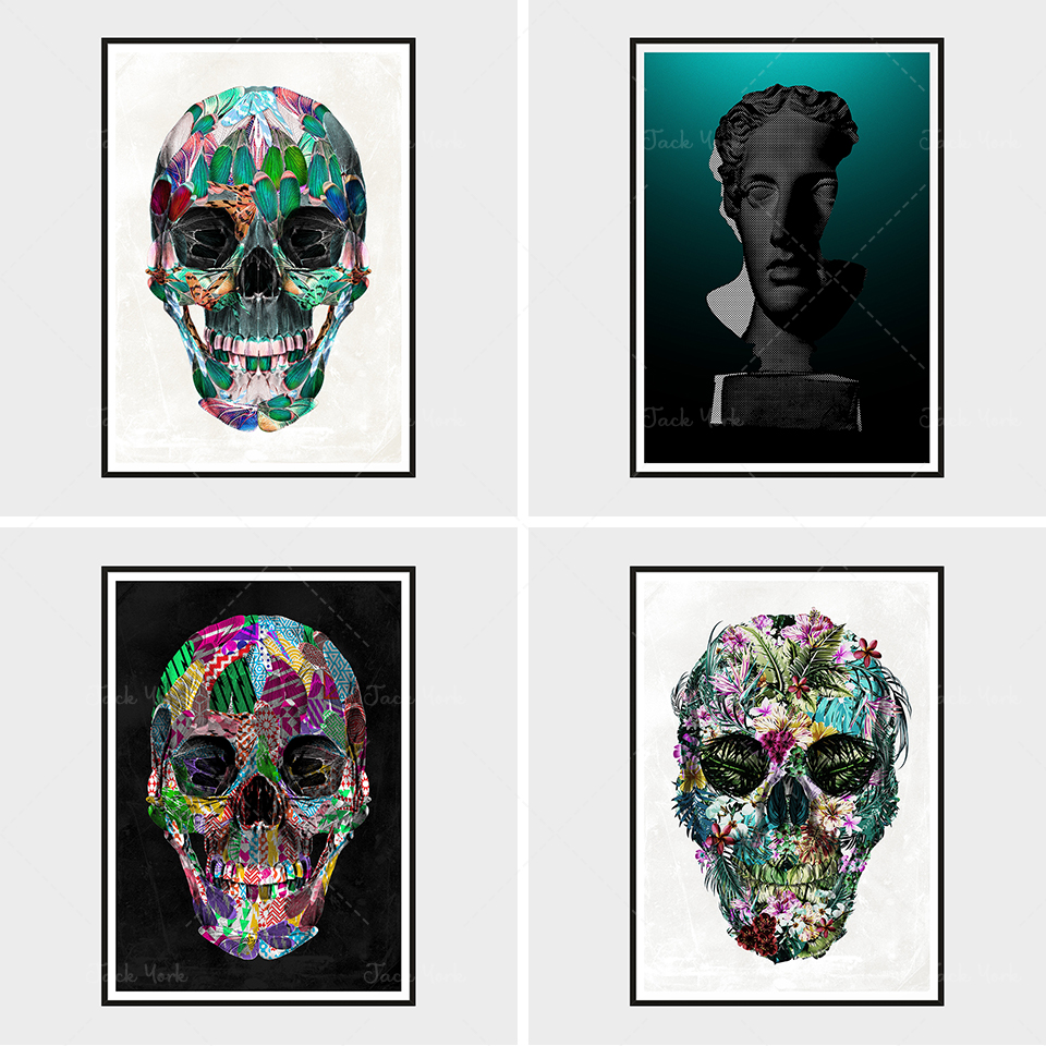 Geometric Skull Wallpapers