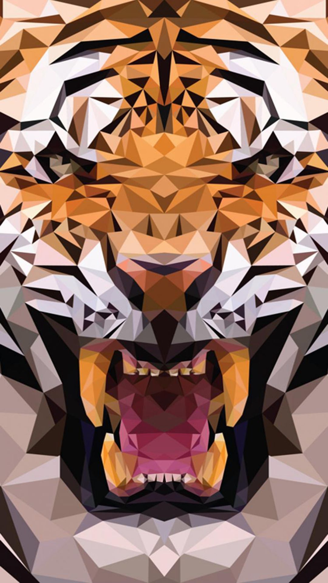 Geometric Tiger Wallpapers