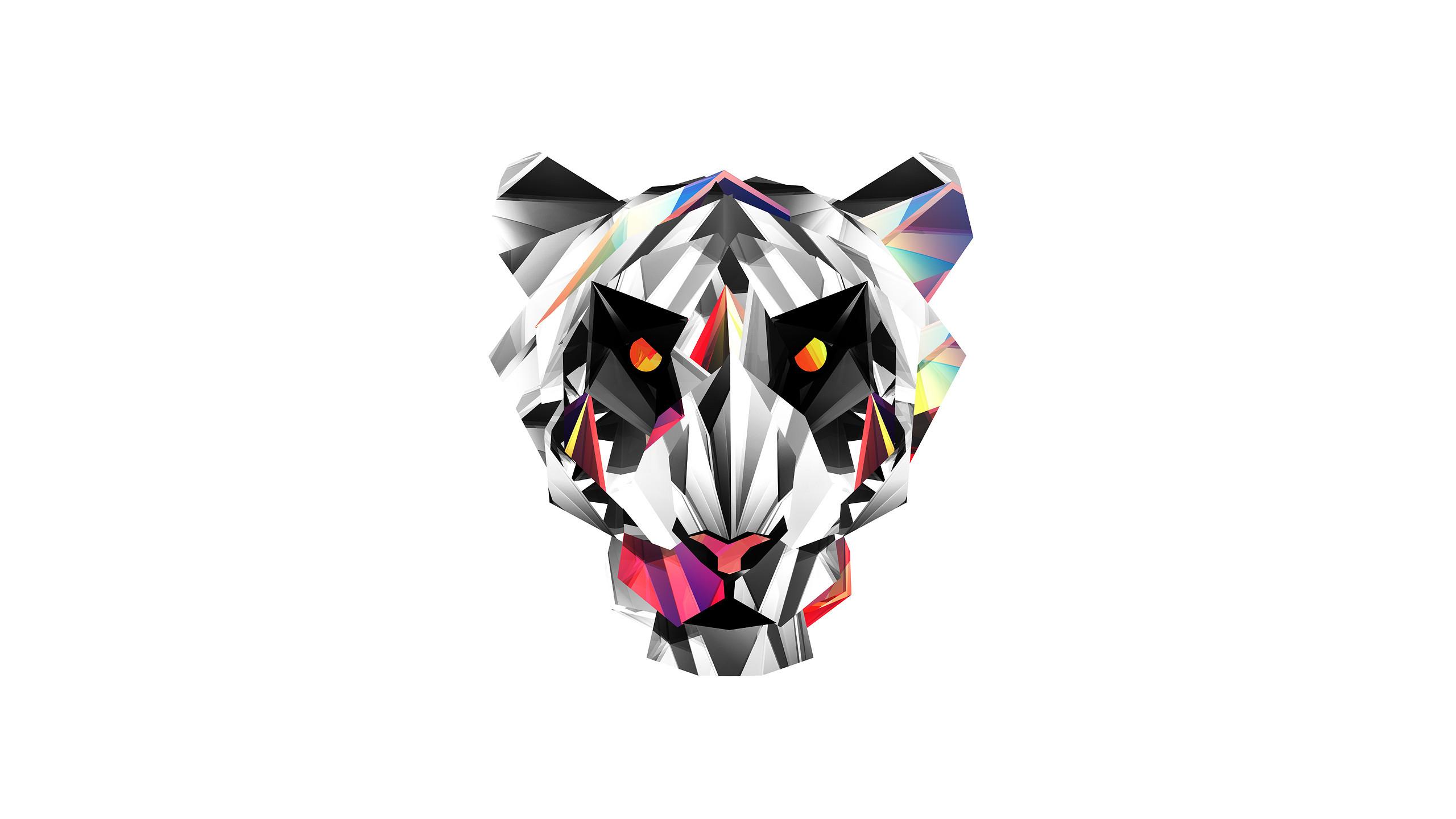 Geometric Tiger Wallpapers