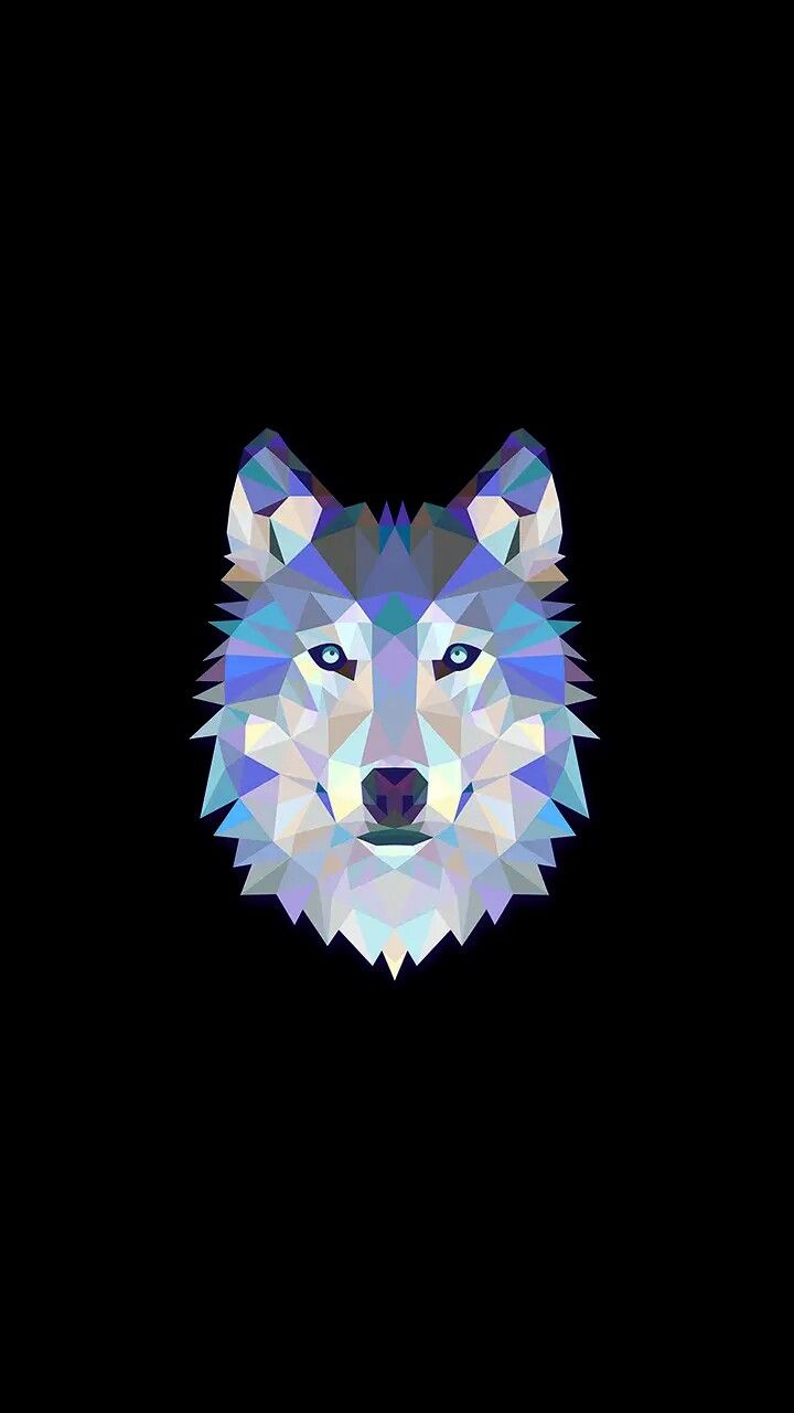 Geometric Wolf Wallpapers