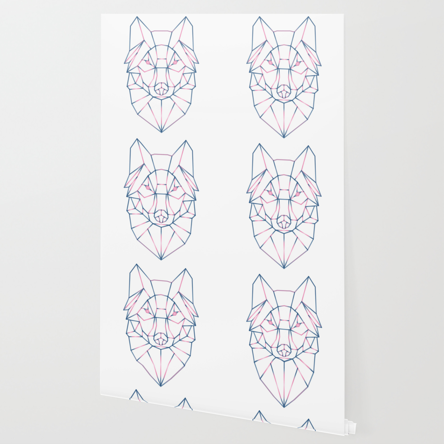 Geometric Wolf Wallpapers