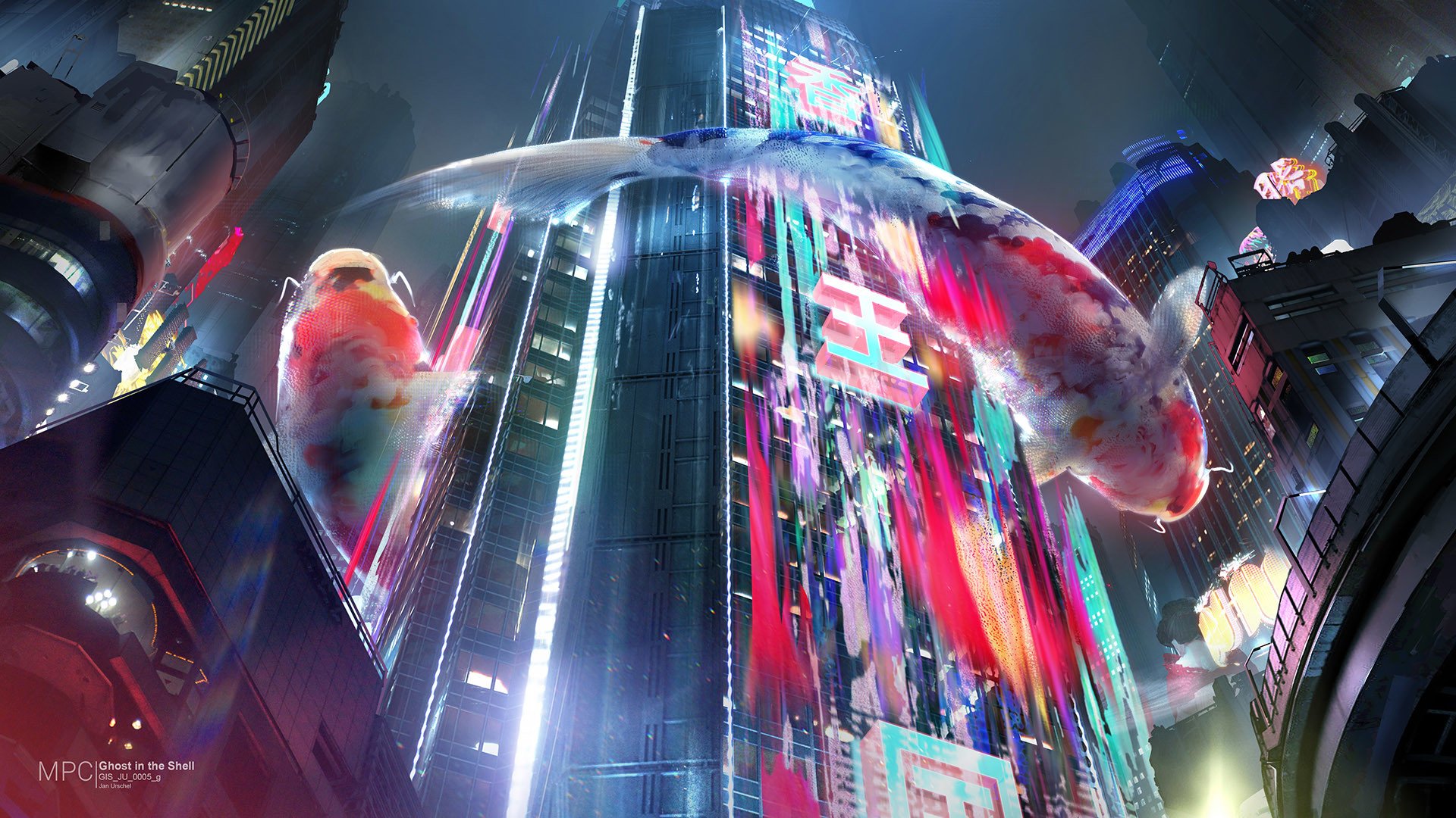 Ghost In The Shell City Wallpapers
