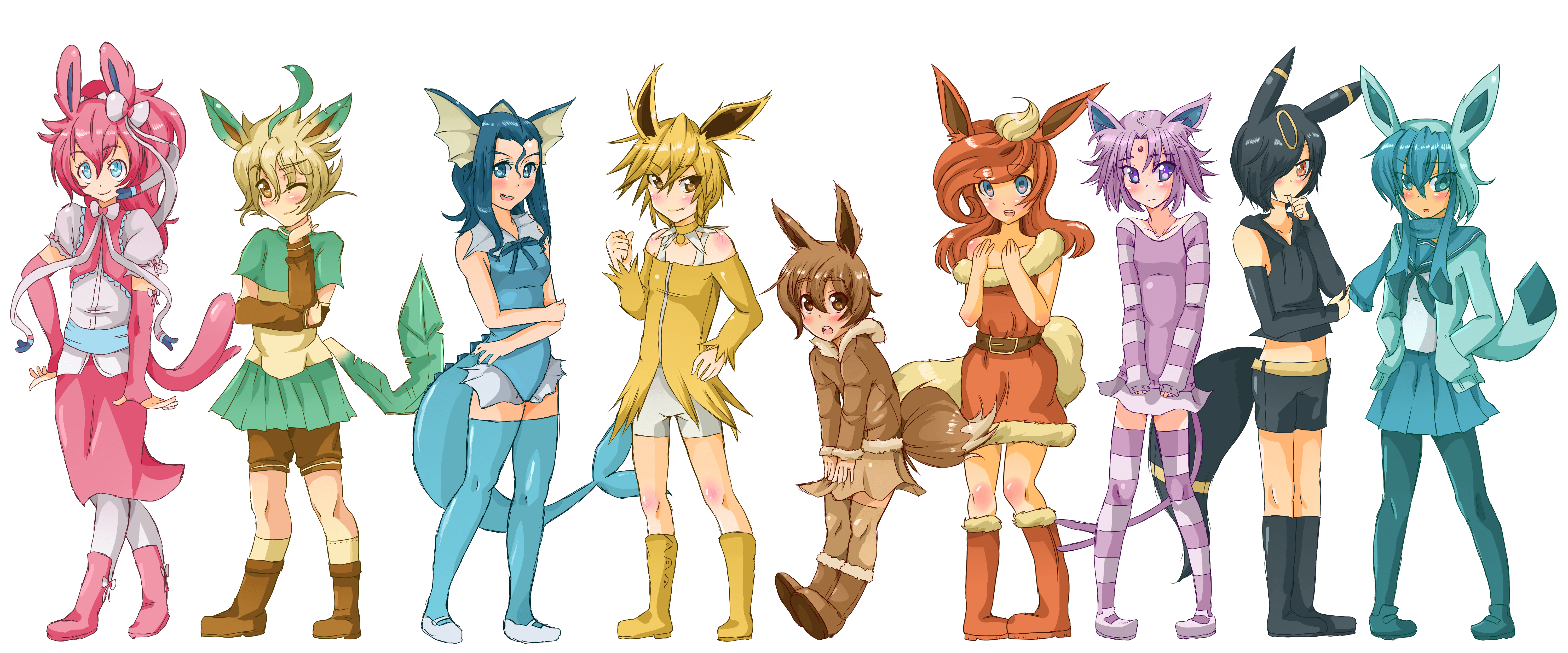 Gijinka Eevee Wallpapers