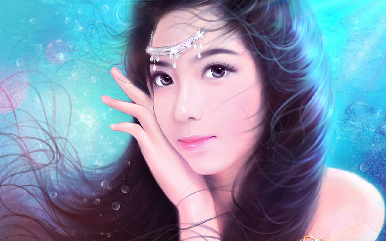 Girl Painting Images Wallpapers