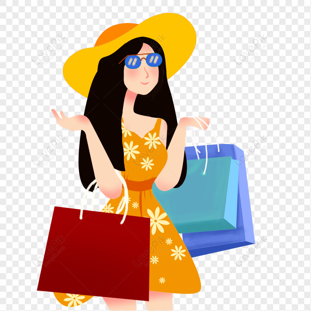 Girl Shopping Image Wallpapers