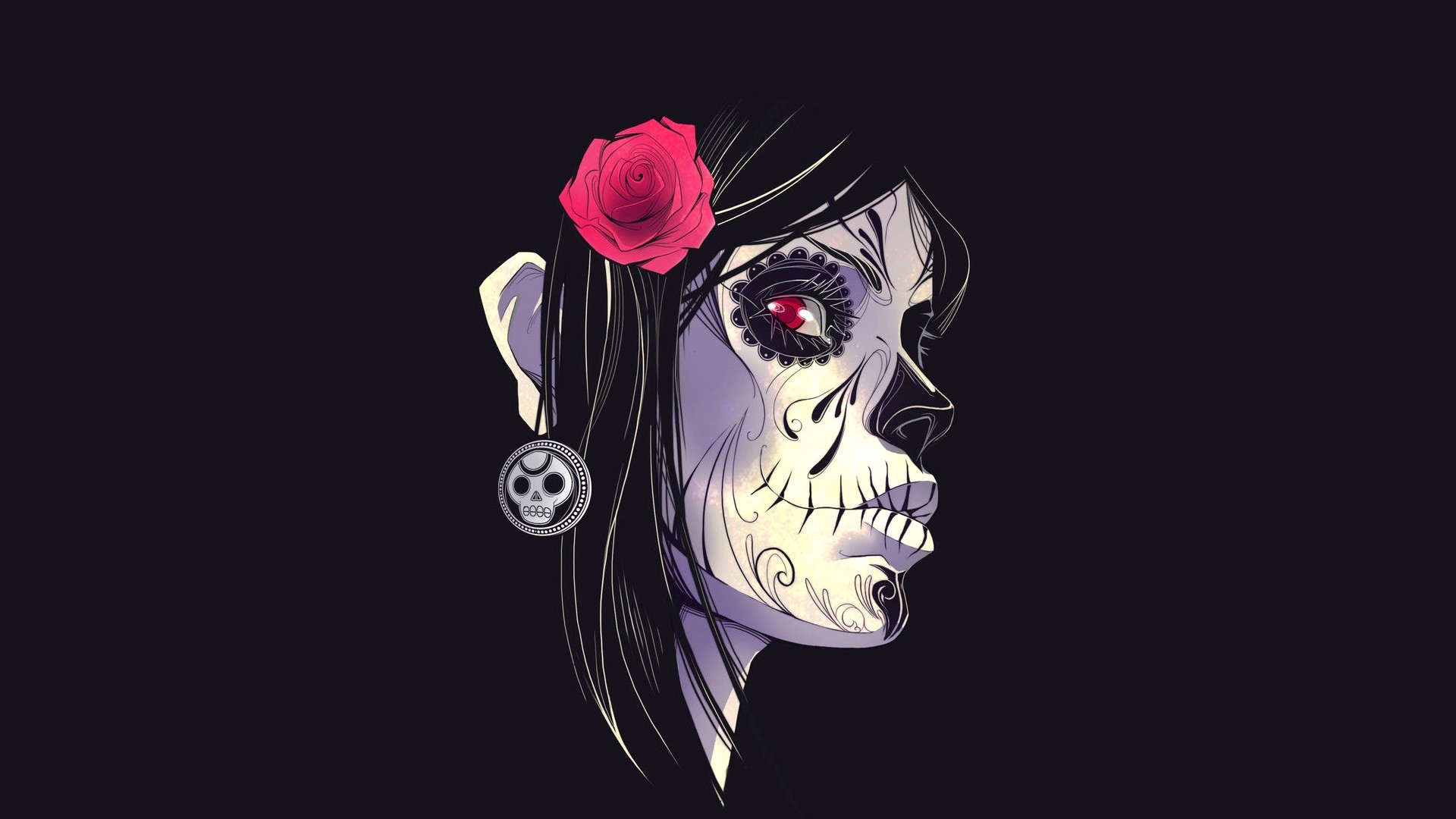 Girl Skull Wallpapers