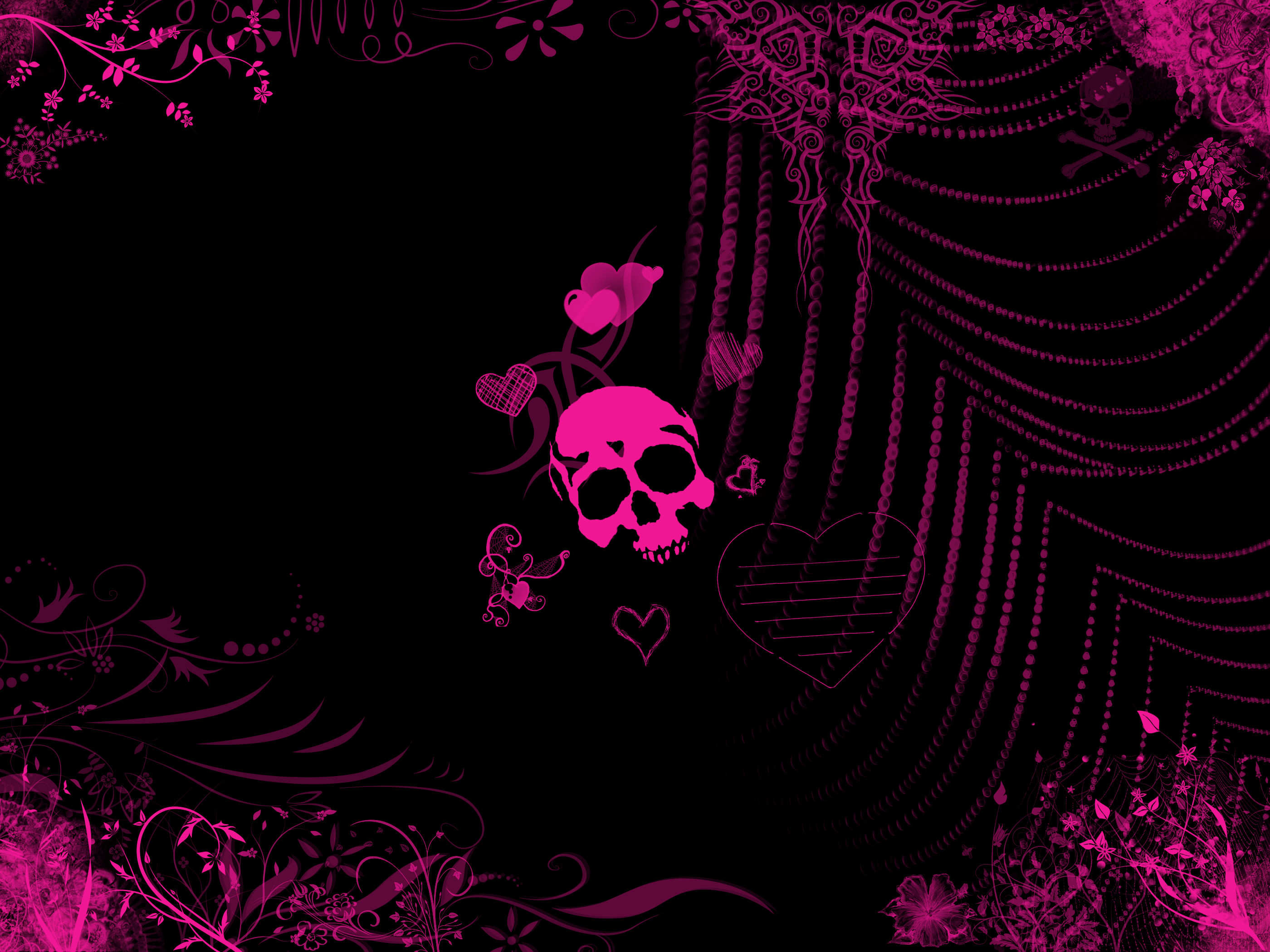 Girl Skull Wallpapers