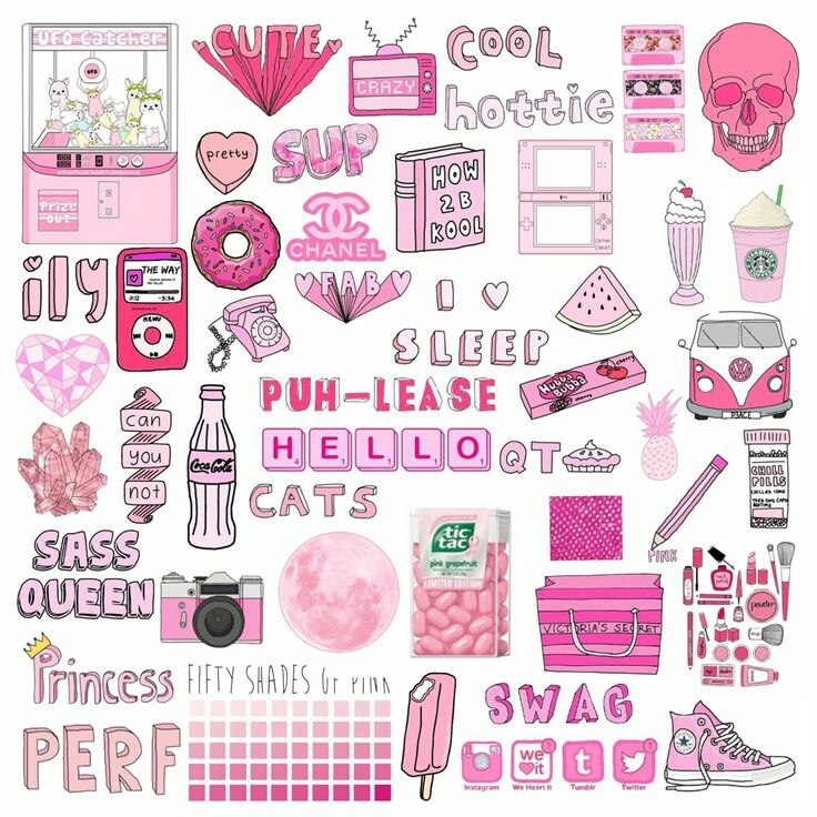 Girly Collage Wallpapers